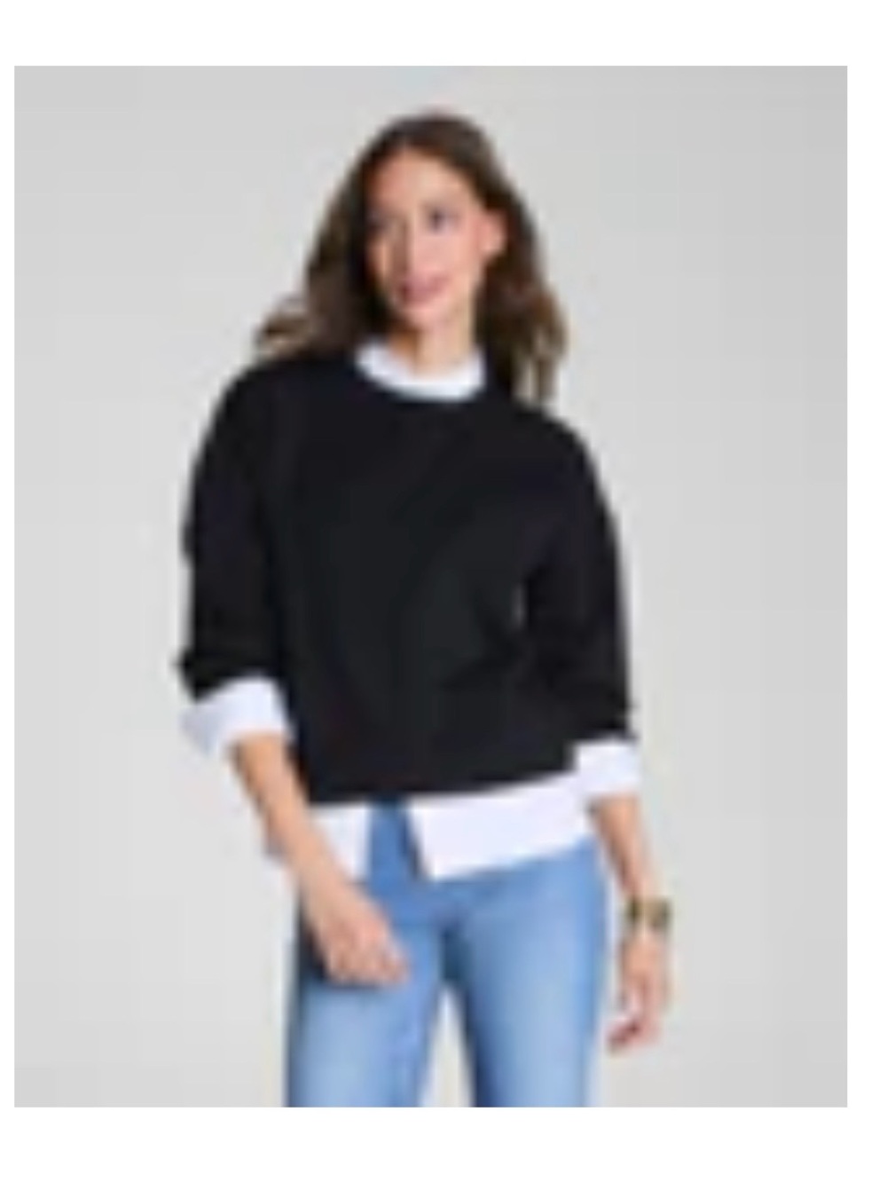 SPANX Black Crewneck AirEssentials
